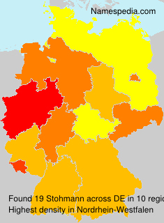 Surname Stohmann in Germany Surname Stohmann in Germany
