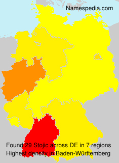 Surname Stojic in Germany Surname Stojic in Germany