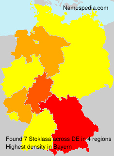 Surname Stoklasa in Germany Surname Stoklasa in Germany