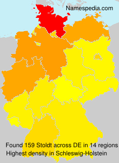 Surname Stoldt in Germany Surname Stoldt in Germany