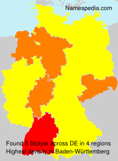 Surname Stolyar in Germany Surname Stolyar in Germany