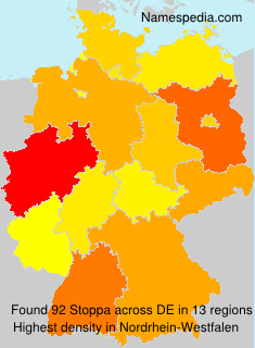 Surname Stoppa in Germany Surname Stoppa in Germany