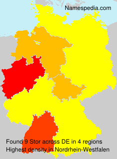 Surname Stor in Germany Surname Stor in Germany