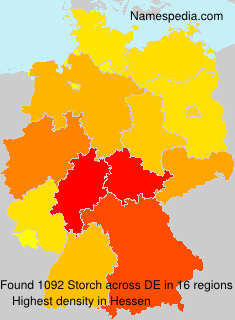 Surname Storch in Germany Surname Storch in Germany