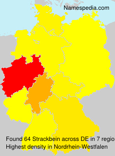 Surname Strackbein in Germany Surname Strackbein in Germany