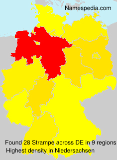 Surname Strampe in Germany Surname Strampe in Germany