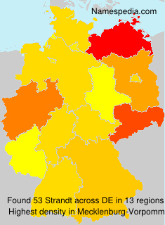 Surname Strandt in Germany Surname Strandt in Germany