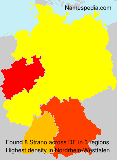 Surname Strano in Germany Surname Strano in Germany