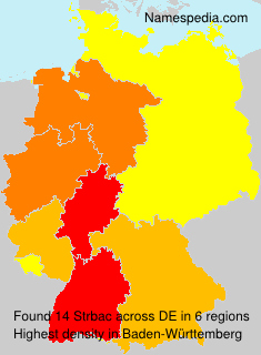 Surname Strbac in Germany Surname Strbac in Germany