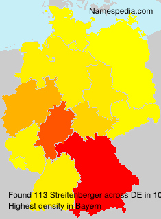 Surname Streitenberger in Germany Surname Streitenberger in Germany