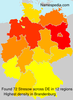Surname Stresow in Germany Surname Stresow in Germany