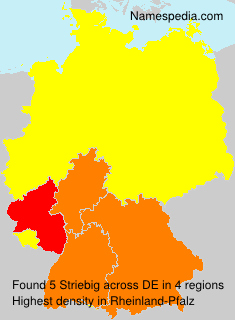 Surname Striebig in Germany Surname Striebig in Germany