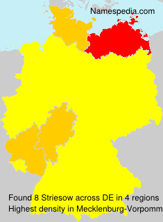 Surname Striesow in Germany Surname Striesow in Germany