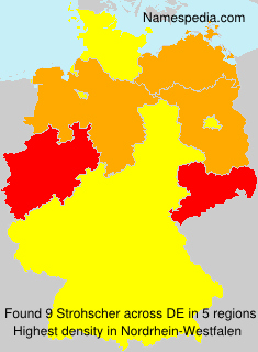 Surname Strohscher in Germany Surname Strohscher in Germany