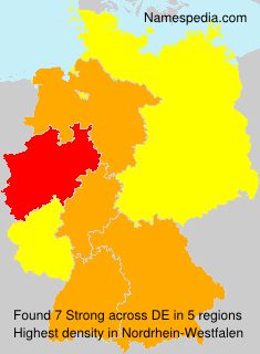 Surname Strong in Germany Surname Strong in Germany