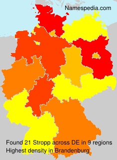 Surname Stropp in Germany Surname Stropp in Germany