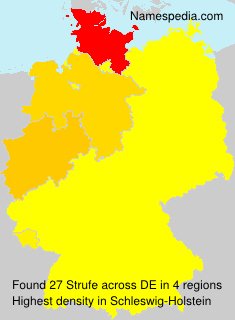 Surname Strufe in Germany Surname Strufe in Germany