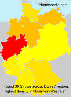 Surname Struwe in Germany Surname Struwe in Germany