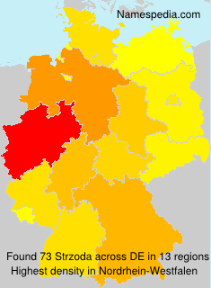 Surname Strzoda in Germany Surname Strzoda in Germany