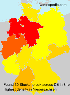 Surname Stuckenbrock in Germany Surname Stuckenbrock in Germany