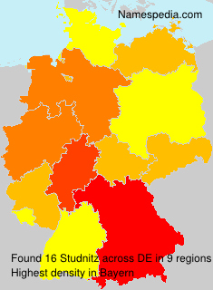 Surname Studnitz in Germany Surname Studnitz in Germany