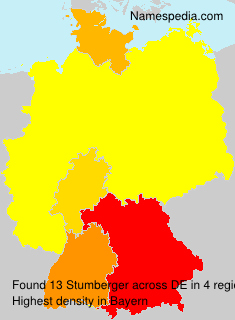Surname Stumberger in Germany Surname Stumberger in Germany