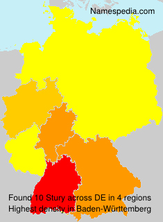 Surname Stury in Germany Surname Stury in Germany