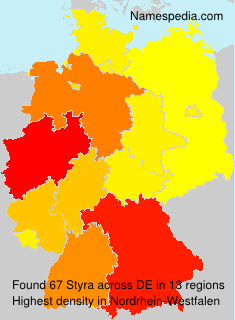 Surname Styra in Germany Surname Styra in Germany