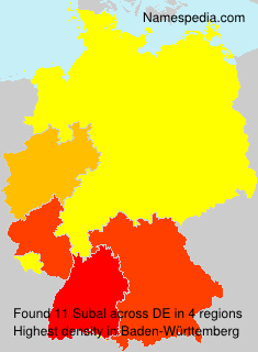 Surname Subal in Germany Surname Subal in Germany