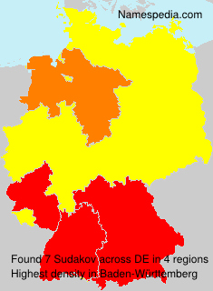 Surname Sudakov in Germany Surname Sudakov in Germany