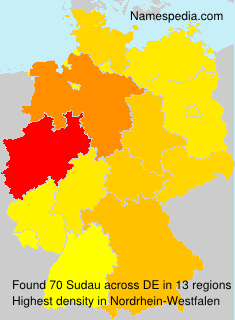 Surname Sudau in Germany Surname Sudau in Germany