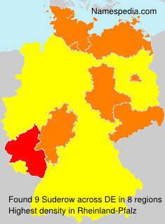 Surname Suderow in Germany Surname Suderow in Germany