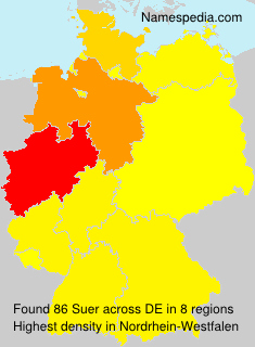 Surname Suer in Germany Surname Suer in Germany