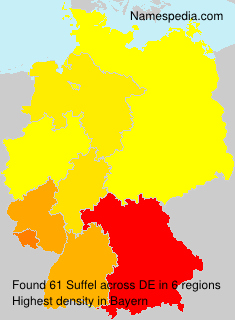 Surname Suffel in Germany Surname Suffel in Germany