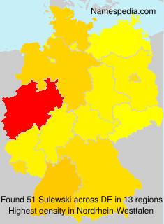 Surname Sulewski in Germany Surname Sulewski in Germany
