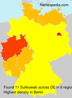 Surname Sulikowski in Germany Surname Sulikowski in Germany