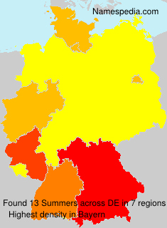 Surname Summers in Germany Surname Summers in Germany