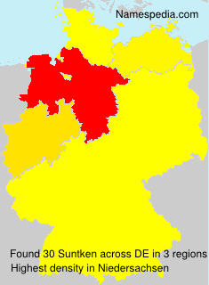Surname Suntken in Germany Surname Suntken in Germany