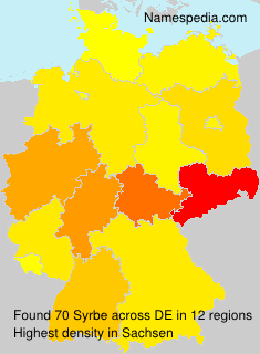 Surname Syrbe in Germany Surname Syrbe in Germany