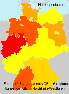 Surname Szagun in Germany Surname Szagun in Germany