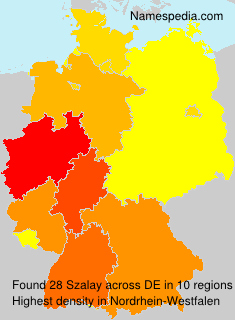 Surname Szalay in Germany Surname Szalay in Germany