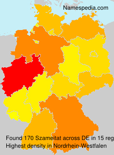 Surname Szameitat in Germany Surname Szameitat in Germany