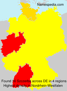 Surname Szczerba in Germany Surname Szczerba in Germany
