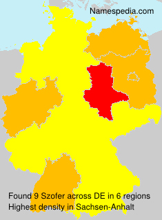 Surname Szofer in Germany Surname Szofer in Germany