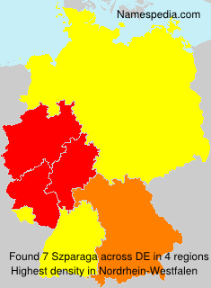 Surname Szparaga in Germany Surname Szparaga in Germany