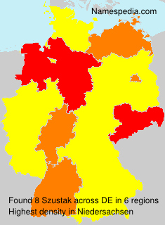 Surname Szustak in Germany Surname Szustak in Germany