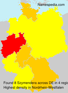 Surname Szymendera in Germany Surname Szymendera in Germany