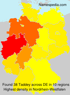 Surname Taddey in Germany Surname Taddey in Germany