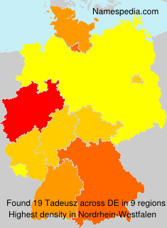 Surname Tadeusz in Germany Surname Tadeusz in Germany