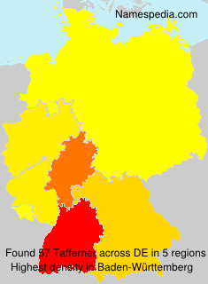 Surname Tafferner in Germany Surname Tafferner in Germany